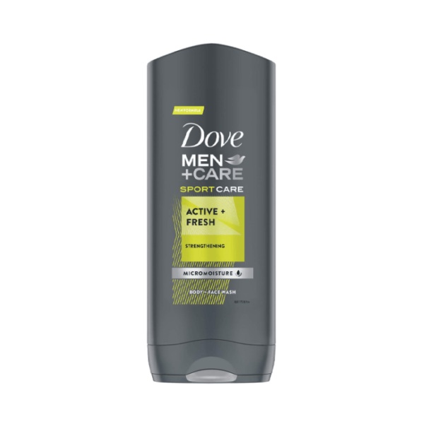 Dove Active Fresh 2 in 1 Body Wash 400ml
