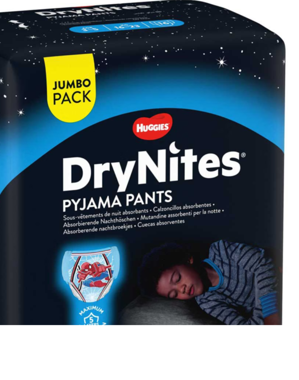 DryNites Pyjama Pants Jumbo, Boys, 3-5 years 16s